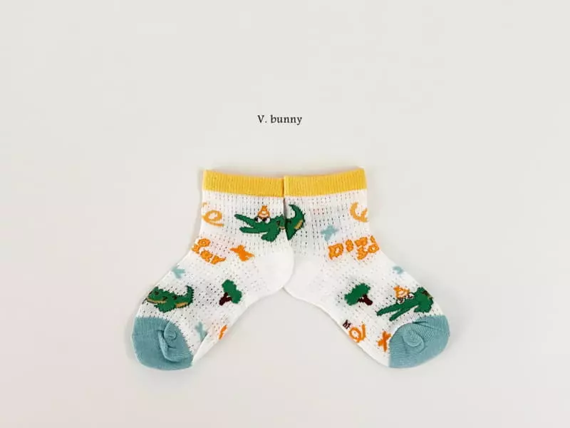 V Bunny - Korean Children Fashion - #designkidswear - Zoo Socks Set - 2
