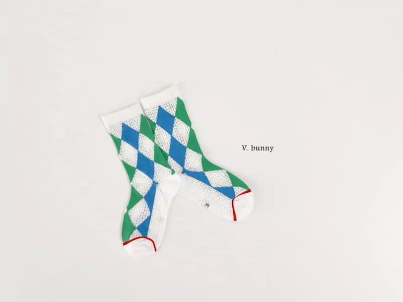 V Bunny - Korean Children Fashion - #discoveringself - ABC Socks Set - 2