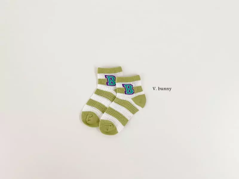 V Bunny - Korean Children Fashion - #discoveringself - Alpa Socks Set - 6