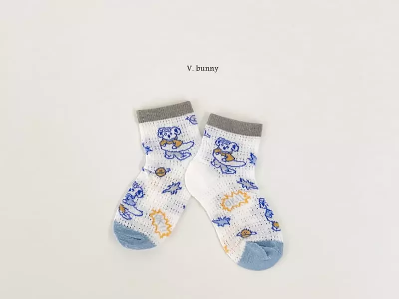 V Bunny - Korean Children Fashion - #discoveringself - Zoo Socks Set - 3
