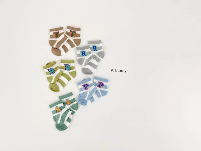 V Bunny - Korean Children Fashion - #kidsshorts - Alpa Socks Set - 8