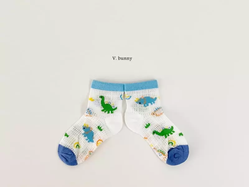 V Bunny - Korean Children Fashion - #kidsshorts - Zoo Socks Set - 5
