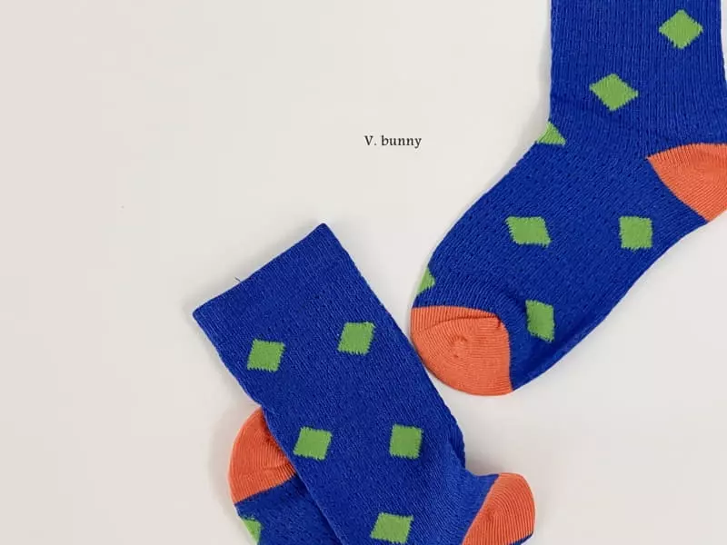 V Bunny - Korean Children Fashion - #kidsstore - ABC Socks Set - 5