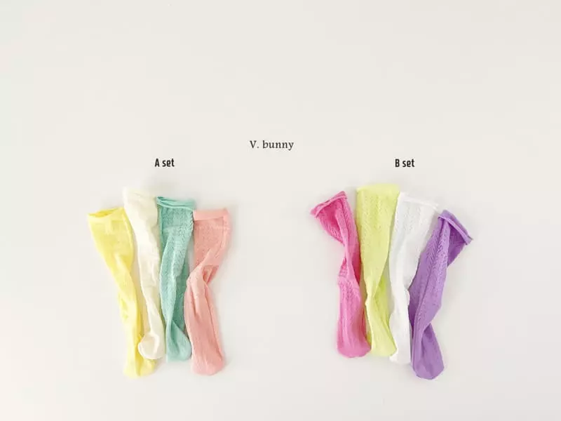 V Bunny - Korean Children Fashion - #littlefashionista - Libe Socks Set - 10