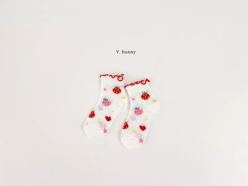 V Bunny - Korean Children Fashion - #littlefashionista - Shushu Socks Set - 2