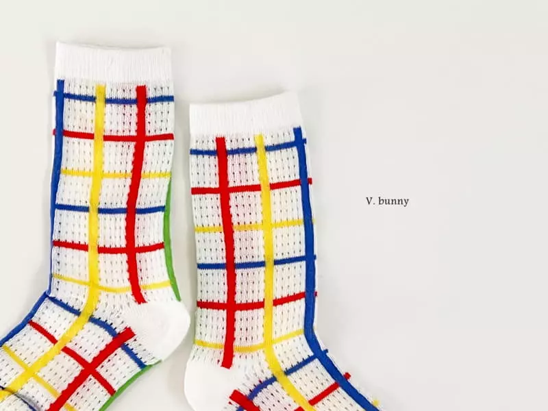V Bunny - Korean Children Fashion - #magicofchildhood - Traffic Lights Socks Set - 6