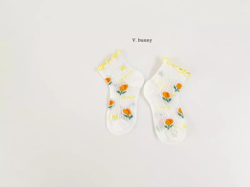 V Bunny - Korean Children Fashion - #magicofchildhood - Shushu Socks Set - 3