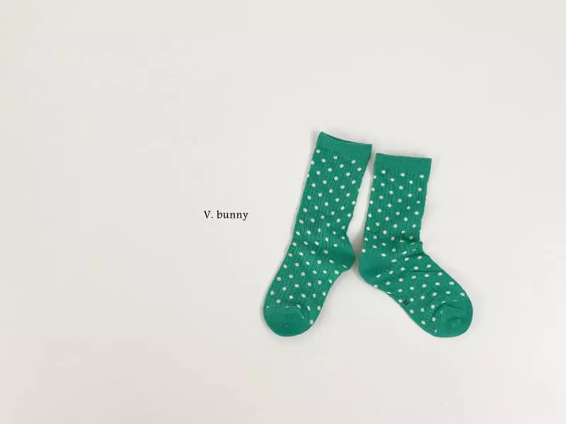 V Bunny - Korean Children Fashion - #minifashionista - Anna Socks Set - 6