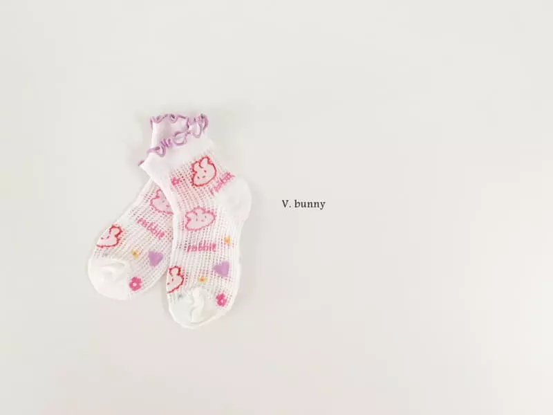 V Bunny - Korean Children Fashion - #magicofchildhood - Shushu Socks Set - 4