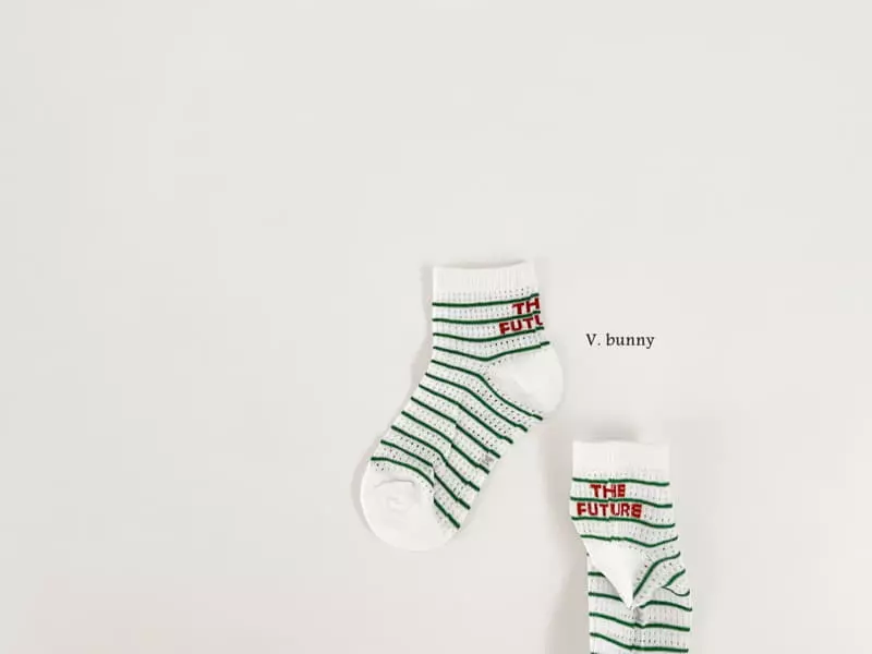 V Bunny - Korean Children Fashion - #prettylittlegirls - Boston Socks Set - 2