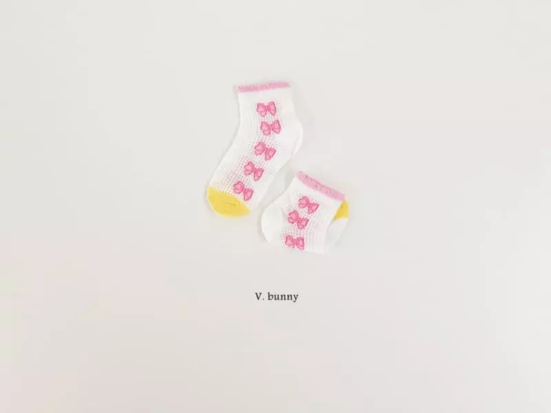 V Bunny - Korean Children Fashion - #stylishchildhood - Esabel Socks Set - 5