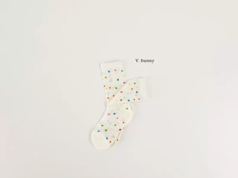 V Bunny - Korean Children Fashion - #todddlerfashion - Bubble Pop Socks Set - 2