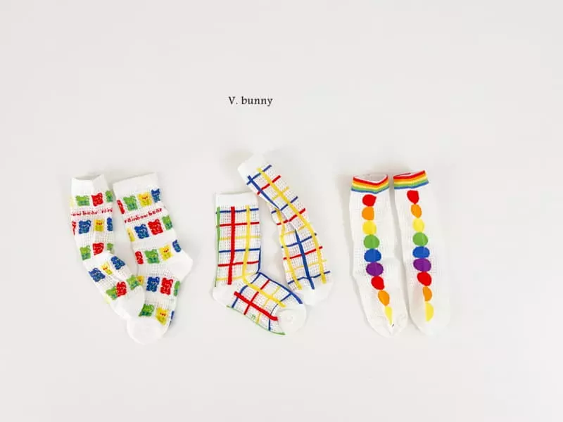 V Bunny - Korean Children Fashion - #todddlerfashion - Traffic Lights Socks Set - 9