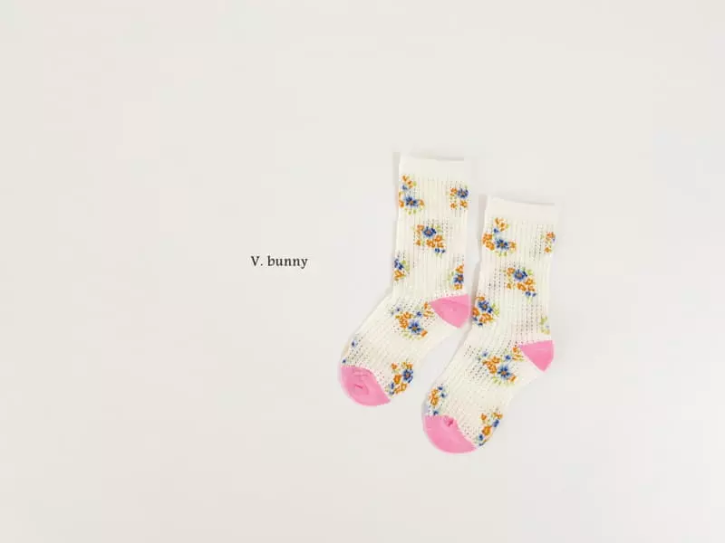V Bunny - Korean Children Fashion - #todddlerfashion - Dare Socks Set - 7