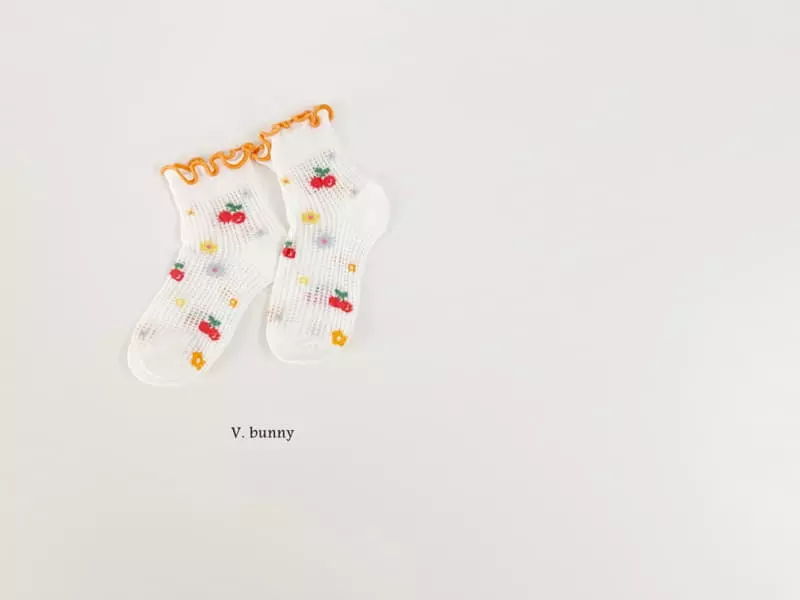 V Bunny - Korean Children Fashion - #todddlerfashion - Shushu Socks Set - 6
