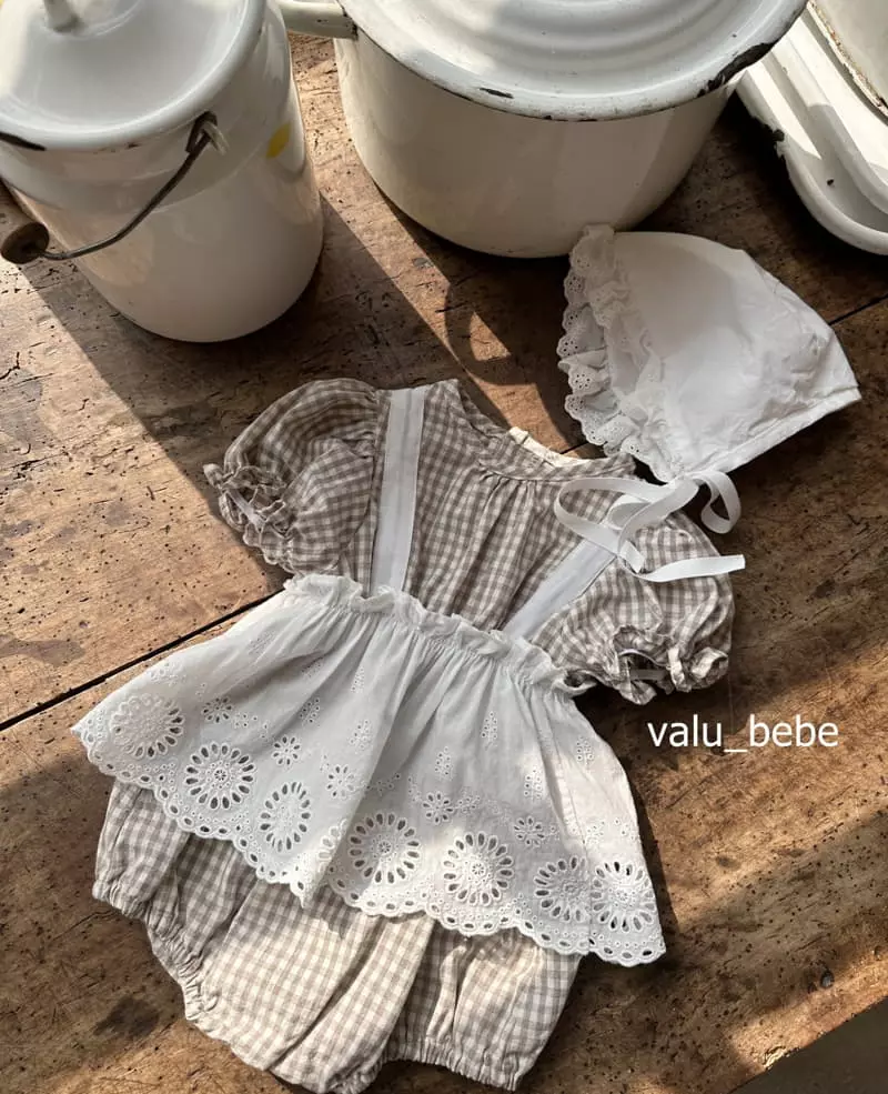 Valu Bebe - Korean Baby Fashion - #babyboutique - Petit Lace Bonnet - 6
