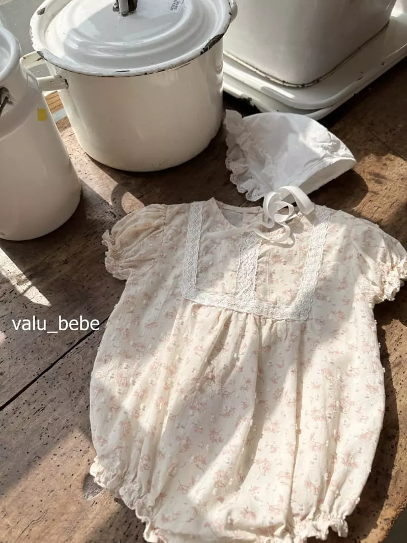 Valu Bebe - Korean Baby Fashion - #babyboutique - Lace Flower Bodysuit - 2
