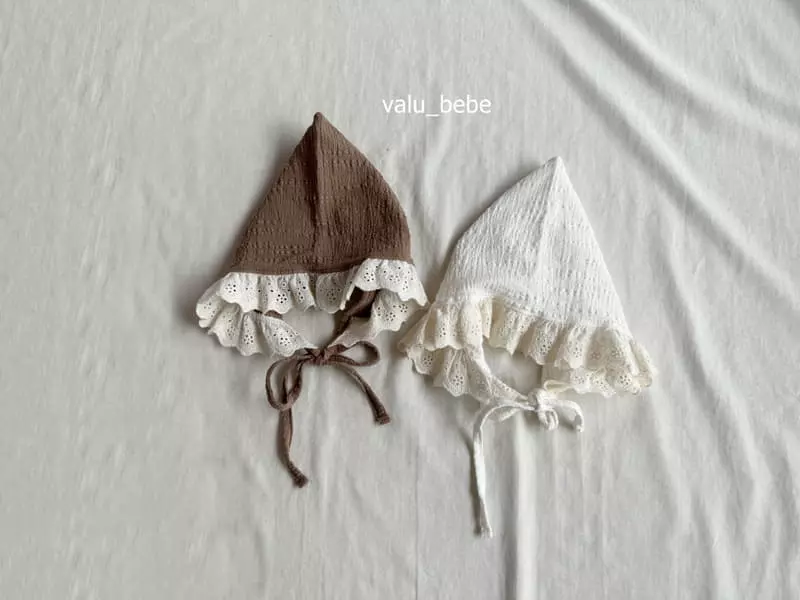 Valu Bebe - Korean Baby Fashion - #babyboutiqueclothing - Yoru Lace Bonnet