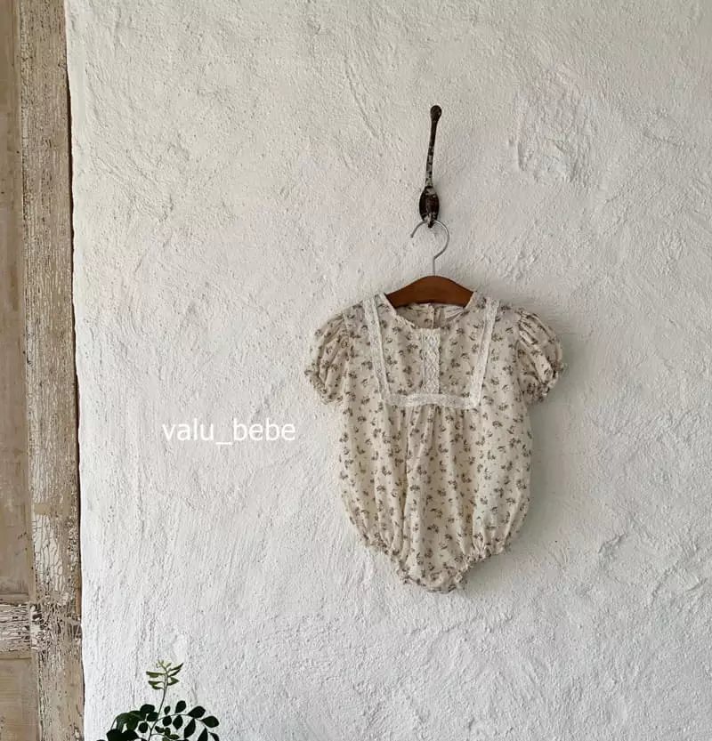 Valu Bebe - Korean Baby Fashion - #babyboutiqueclothing - Lace Flower Bodysuit - 4