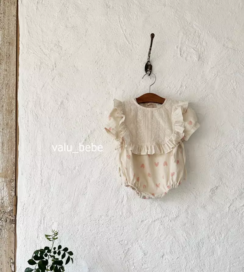 Valu Bebe - Korean Baby Fashion - #babygirlfashion - Cape Bodysuit with Cape - 2