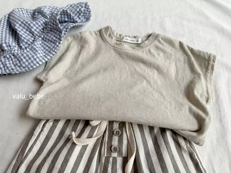 Valu Bebe - Korean Baby Fashion - #babygirlfashion - Linen Sha Drop Tee - 9