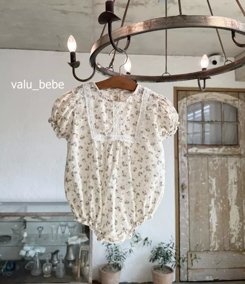 Valu Bebe - Korean Baby Fashion - #babylifestyle - Lace Flower Bodysuit - 8