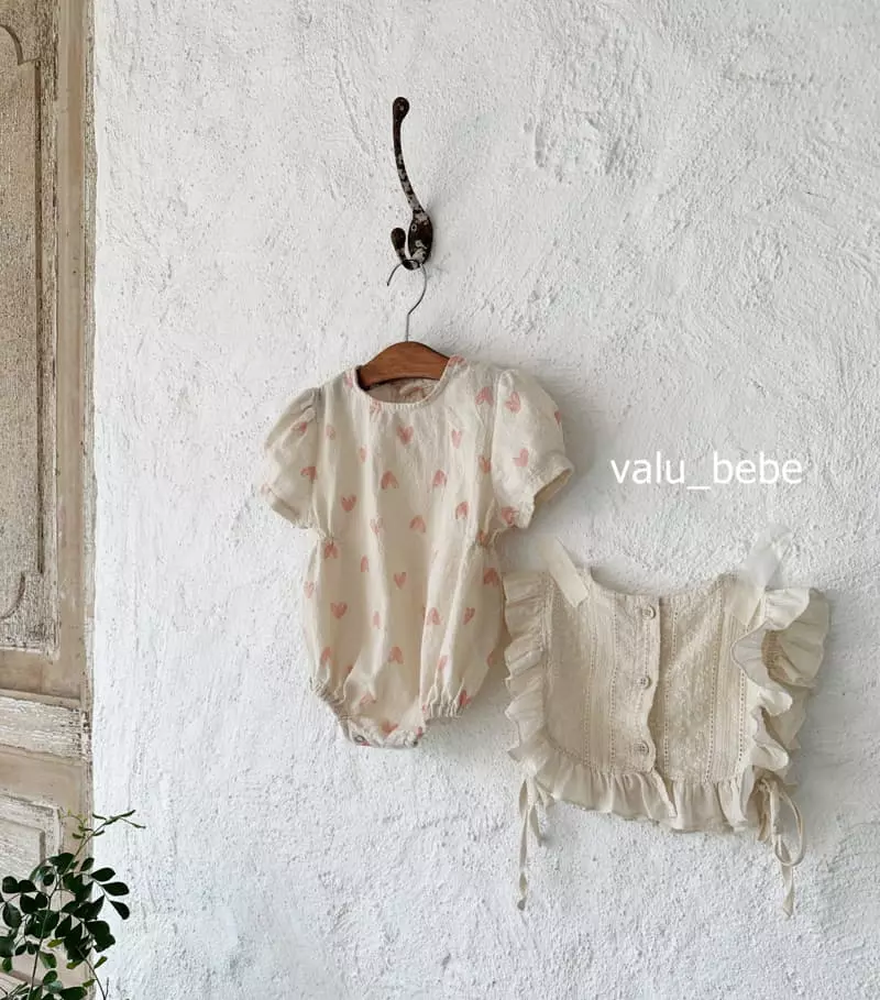 Valu Bebe - Korean Baby Fashion - #babylifestyle - Cape Bodysuit with Cape - 4