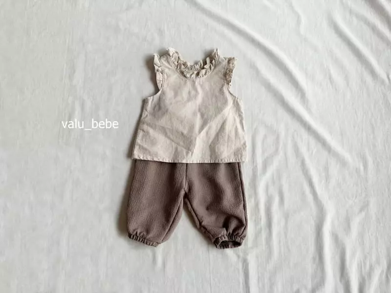 Valu Bebe - Korean Baby Fashion - #babyoninstagram - Linen Frill Blouse - 12