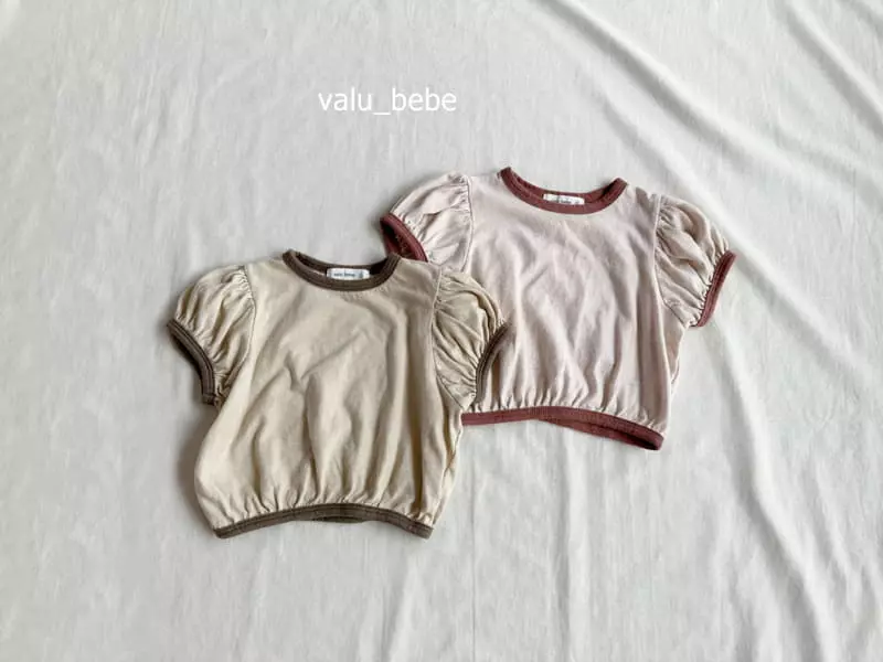 Valu Bebe - Korean Baby Fashion - #babyoninstagram - Puff Shirring Tee - 4