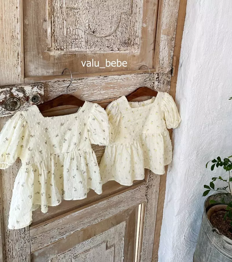 Valu Bebe - Korean Baby Fashion - #babyootd - Flower Puff Blouse - 8