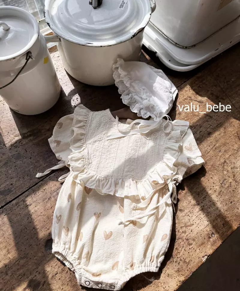Valu Bebe - Korean Baby Fashion - #babyoutfit - Cape Bodysuit with Cape - 7