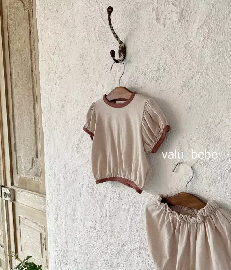 Valu Bebe - Korean Baby Fashion - #babyoutfit - Puff Shirring Tee - 5