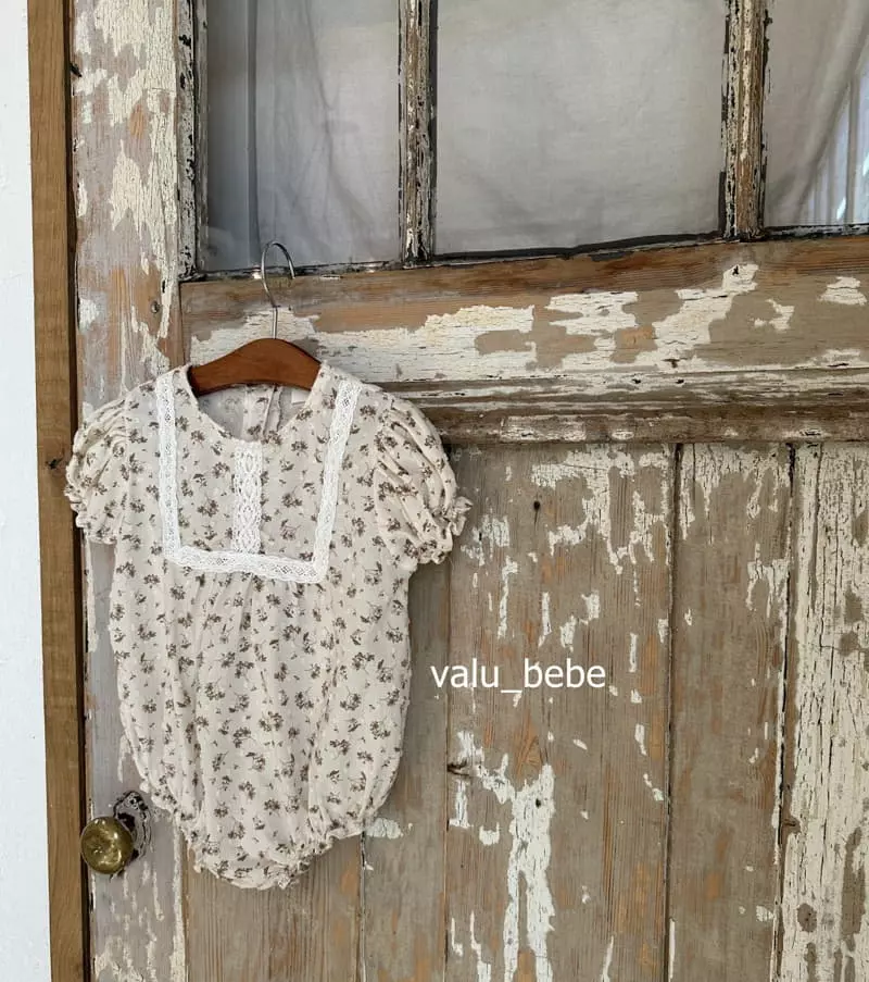 Valu Bebe - Korean Baby Fashion - #babyoutfit - Lace Flower Bodysuit - 11