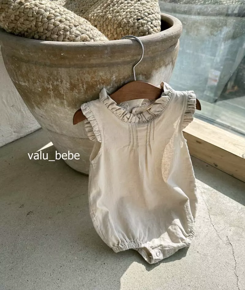 Valu Bebe - Korean Baby Fashion - #babywear - Pintuck Frill Bodysuit - 5