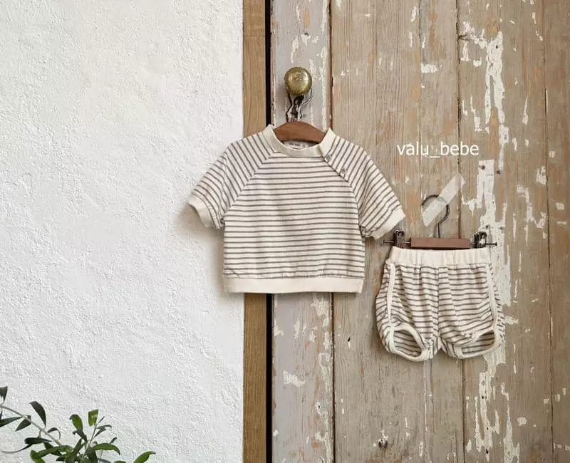 Valu Bebe - Korean Baby Fashion - #onlinebabyboutique - Cucu Stripes Pants - 8