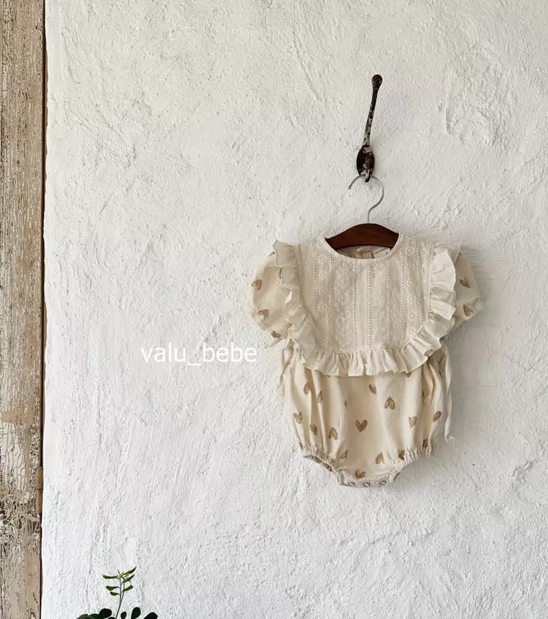 Valu Bebe - Korean Baby Fashion - #onlinebabyshop - Cape Bodysuit with Cape - 10