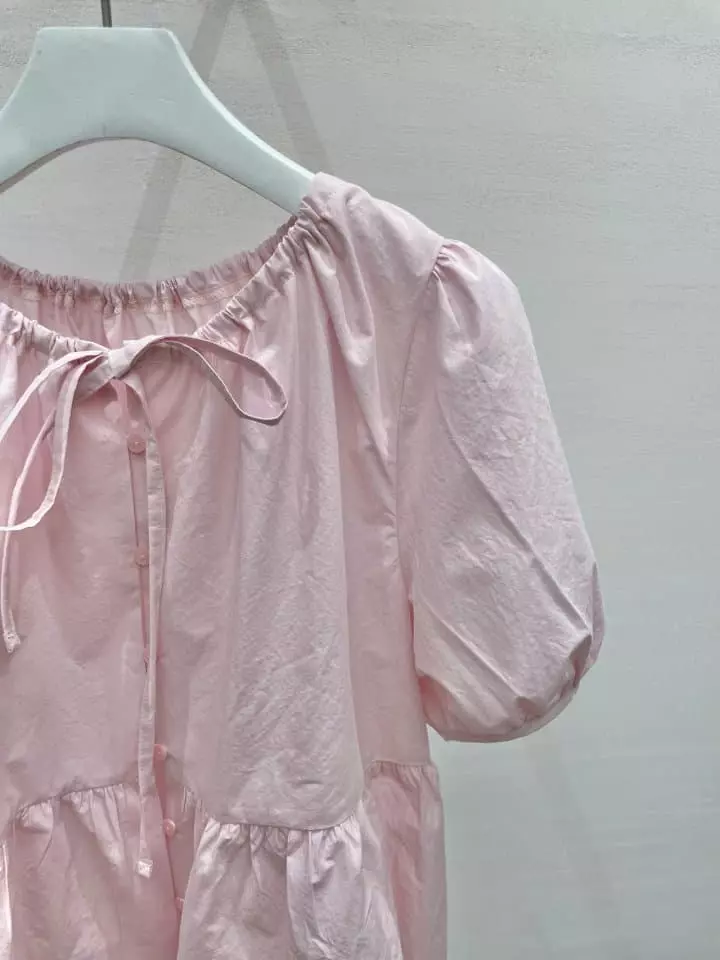 Very - Korean Women Fashion - #vintagekidsstyle - Bubble Blouse