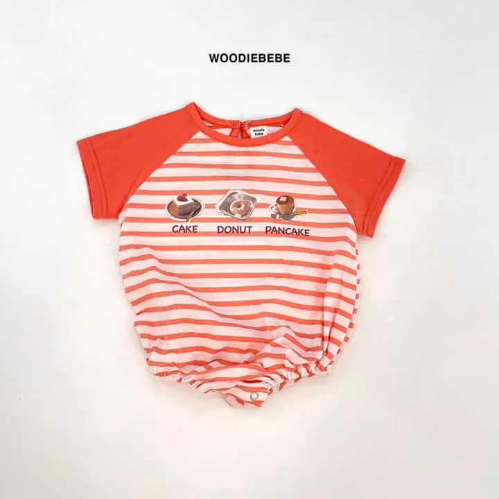 Woodie - Korean Baby Fashion - #babyoninstagram - In Star Bodysuit
