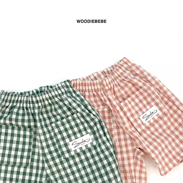 Woodie - Korean Children Fashion - #Kfashion4kids - Mone Check Pants