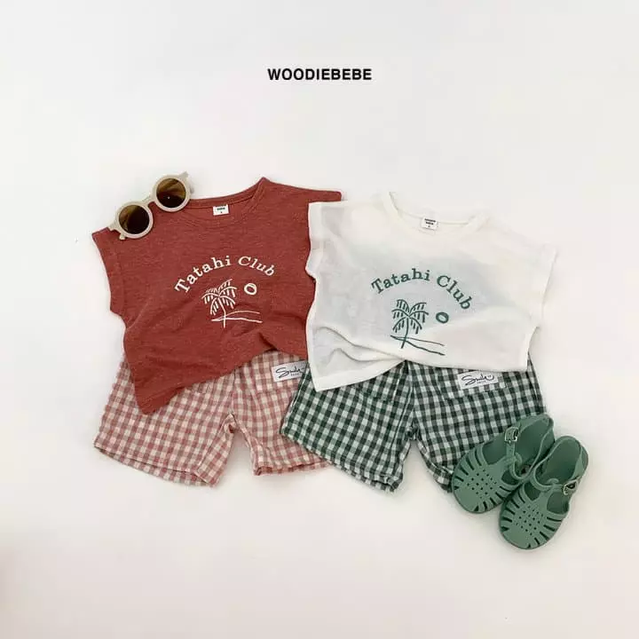 Woodie - Korean Children Fashion - #childofig - Mone Check Pants - 9