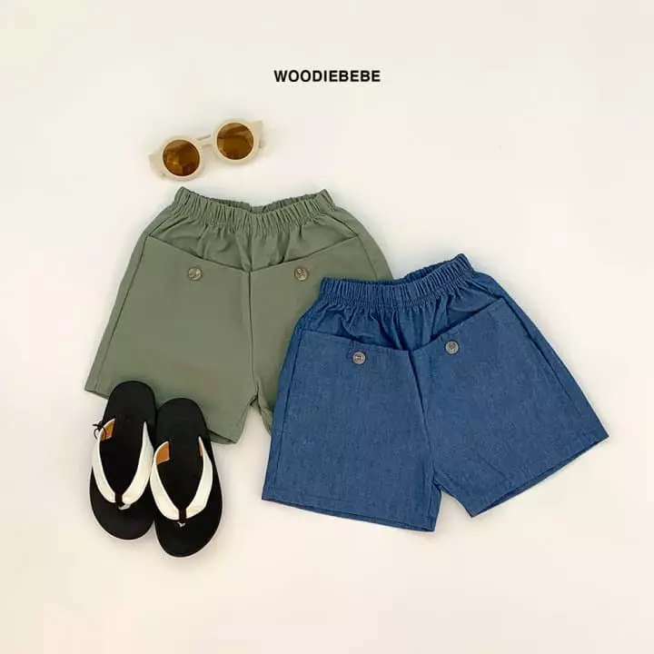 Woodie - Korean Children Fashion - #childrensboutique - Button Pants - 7