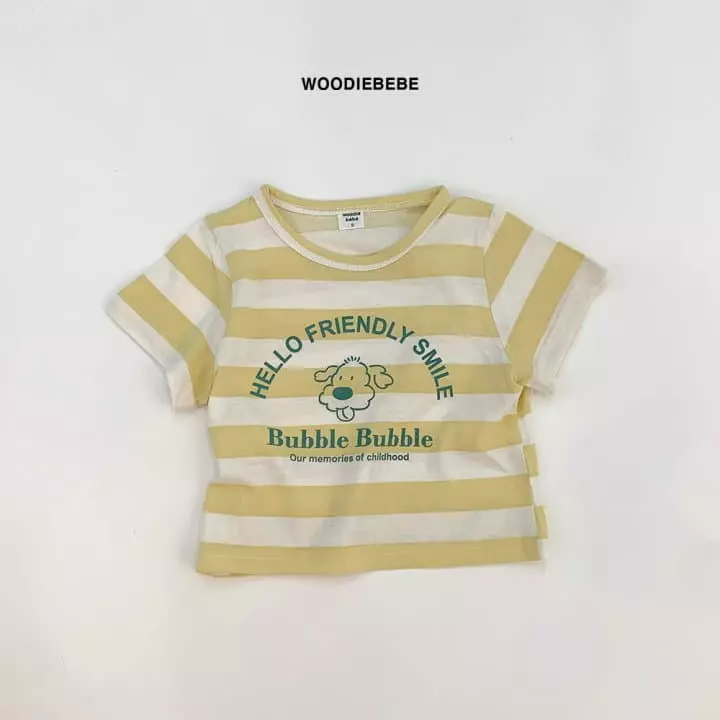 Woodie - Korean Children Fashion - #designkidswear - Bubble Tee - 3