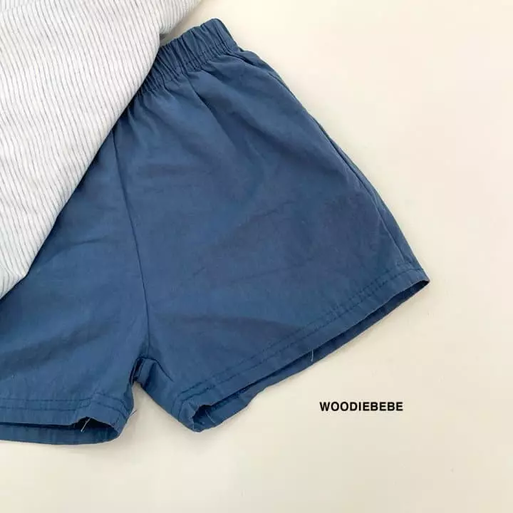 Woodie - Korean Children Fashion - #discoveringself - Pocket Top Bottom Set - 3