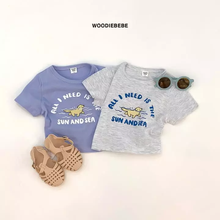 Woodie - Korean Children Fashion - #discoveringself - Swimming Tee - 3