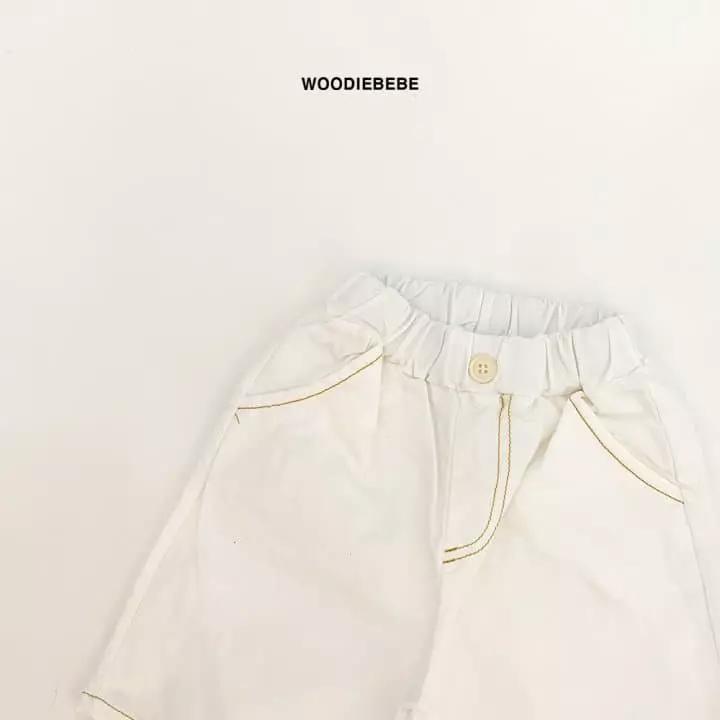Woodie - Korean Children Fashion - #kidsshorts - Stitch Pants - 2