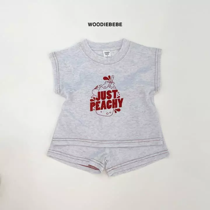 Woodie - Korean Children Fashion - #kidzfashiontrend - Juicy Top Bottom Set - 2