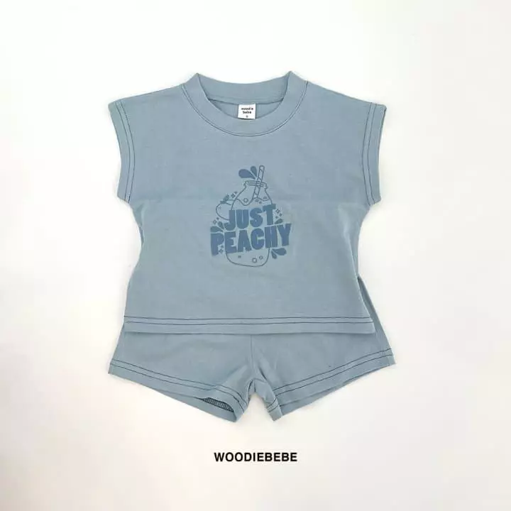 Woodie - Korean Children Fashion - #Kfashion4kids - Juicy Top Bottom Set - 4