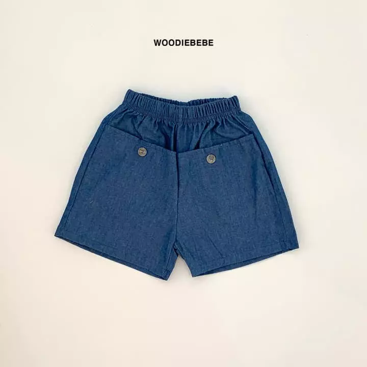Woodie - Korean Children Fashion - #prettylittlegirls - Button Pants - 2
