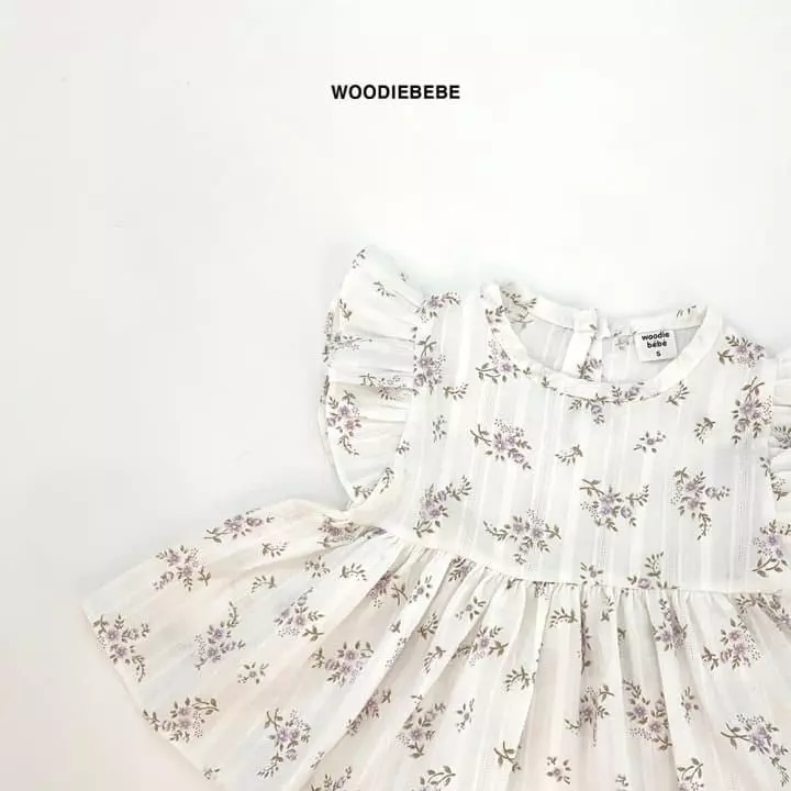 Woodie - Korean Children Fashion - #todddlerfashion - Rose Blouse - 5