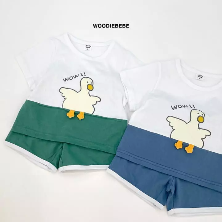 Woodie - Korean Children Fashion - #todddlerfashion - Nald TOp Bottom Set